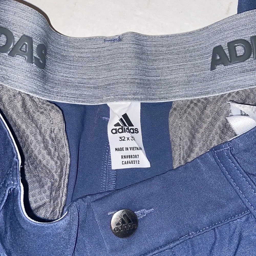 Gray blue Adidas golf slacks size 32 x 32
